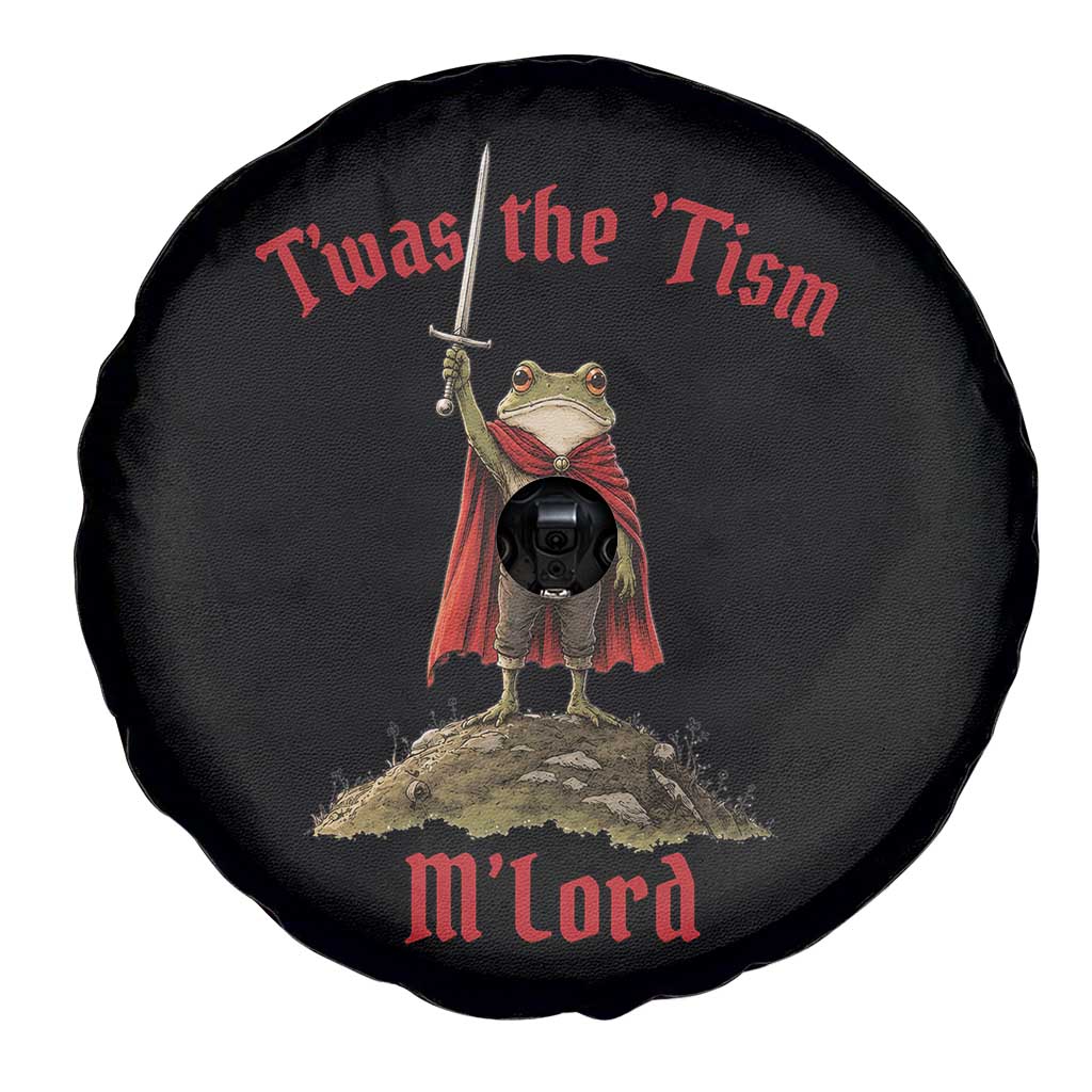 Funny Twas The Tism M Lord Medieval Knight Frog Spare Tire Cover
