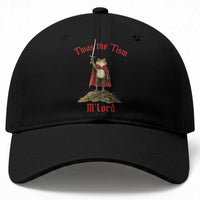 Funny Twas The Tism M Lord Medieval Knight Frog Baseball Cap
