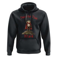 Funny Twas The Tism M Lord Medieval Knight Frog Hoodie