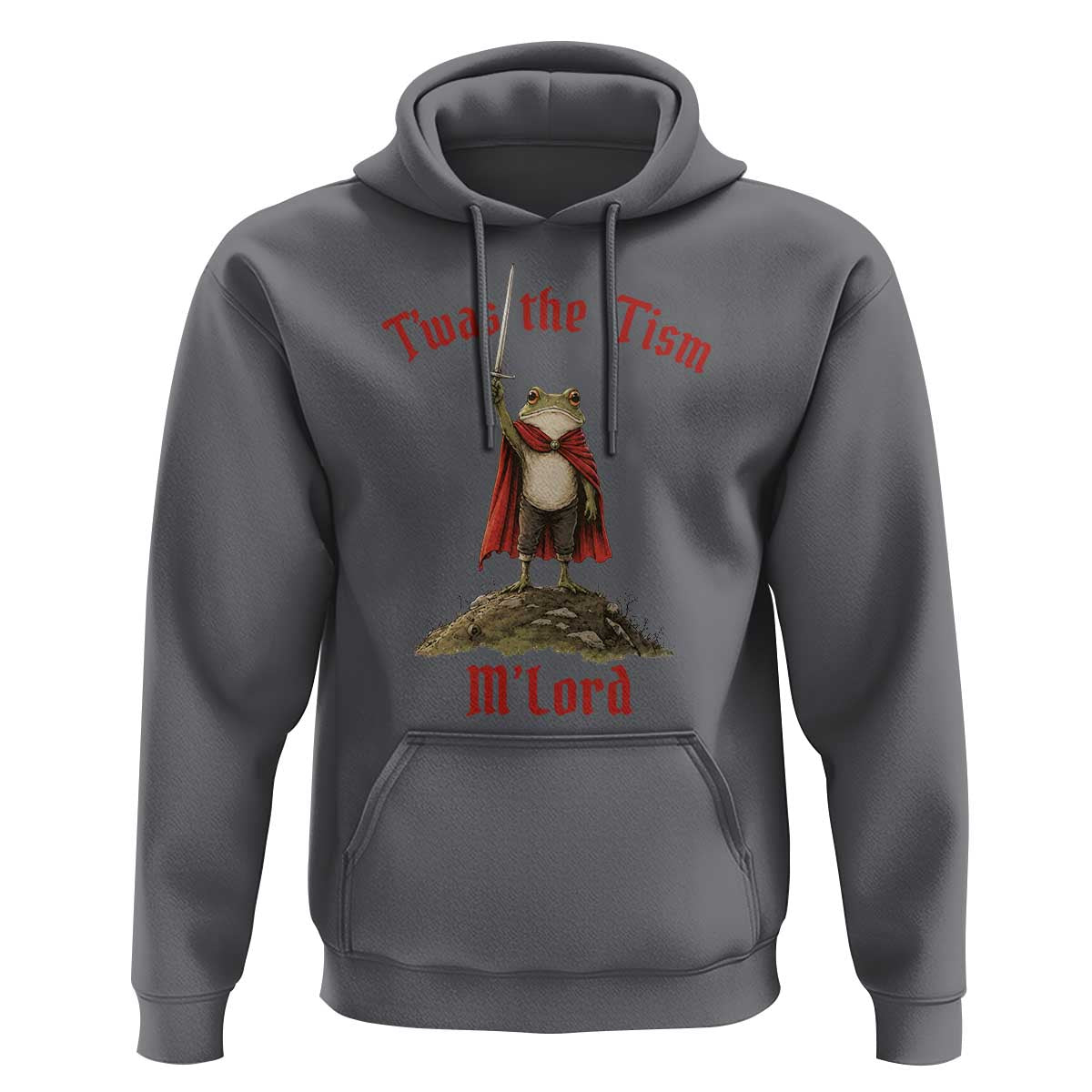 Funny Twas The Tism M Lord Medieval Knight Frog Hoodie