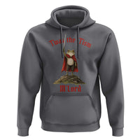 Funny Twas The Tism M Lord Medieval Knight Frog Hoodie