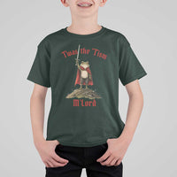 Funny Twas The Tism M Lord Medieval Knight Frog T Shirt For Kid