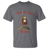 Funny Twas The Tism M Lord Medieval Knight Frog T Shirt