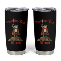 Funny Twas The Tism M Lord Medieval Knight Frog Tumbler Cup