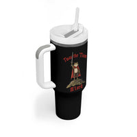 Funny Twas The Tism M Lord Medieval Knight Frog Tumbler With Handle