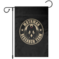 Funny Mothman Research Team Garden Flag Cryptozoology Cryptid Hunting