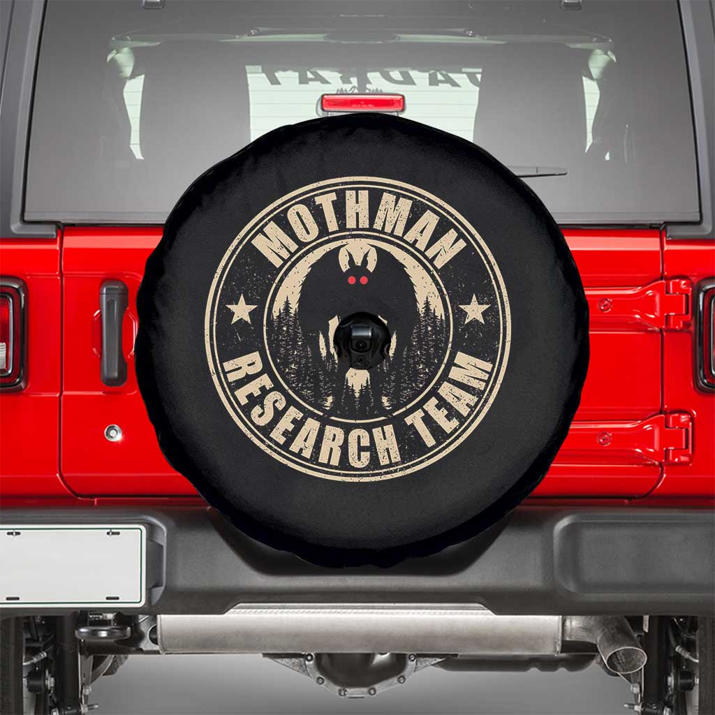Funny Mothman Research Team Spare Tire Cover Cryptozoology Cryptid Hunting