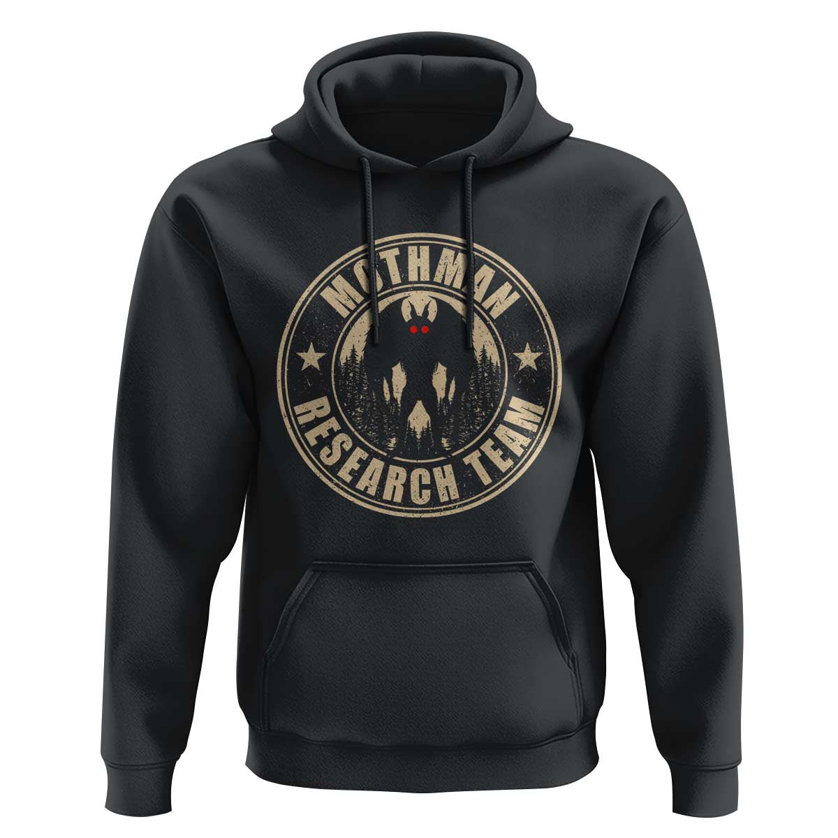 Funny Mothman Research Team Hoodie Cryptozoology Cryptid Hunting