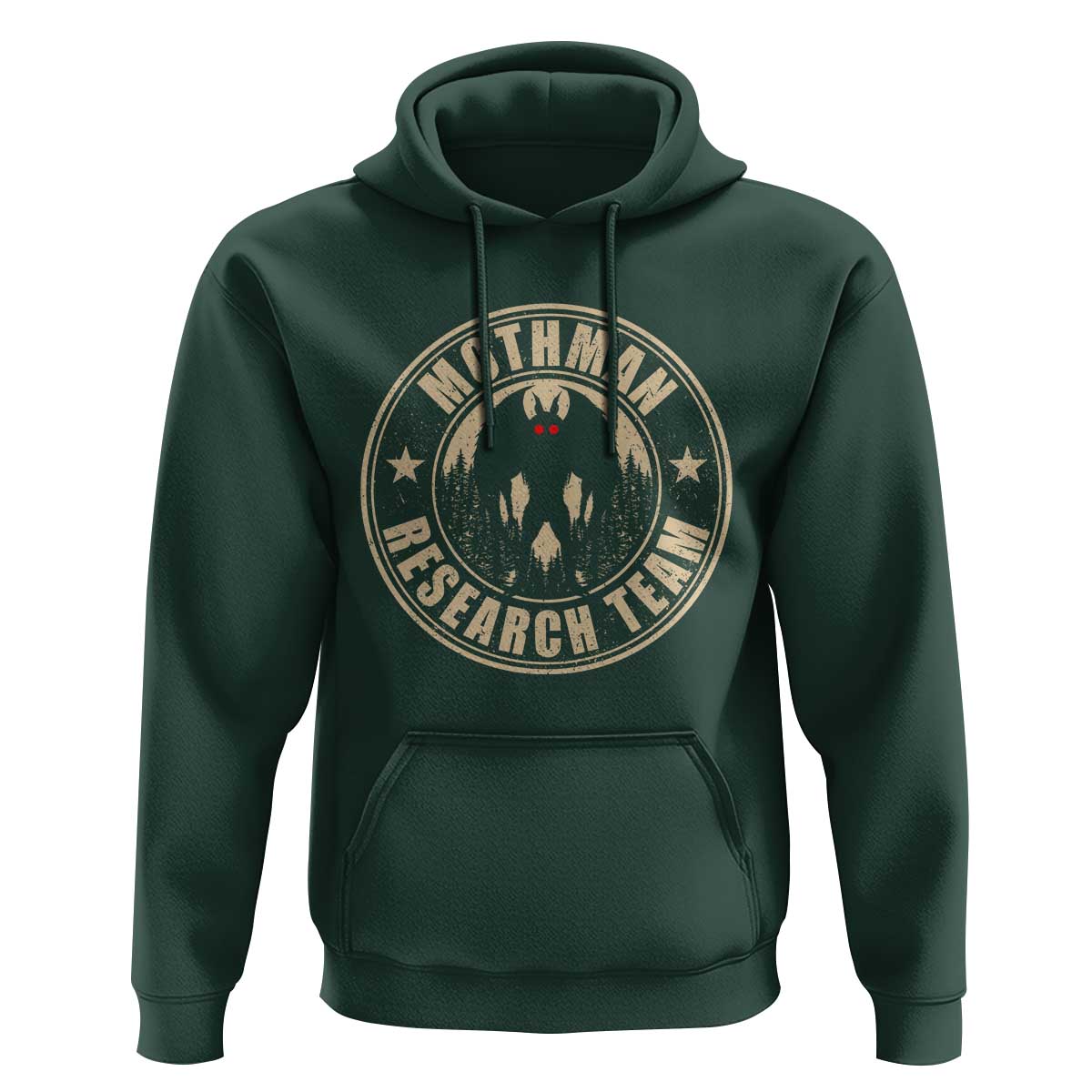 Funny Mothman Research Team Hoodie Cryptozoology Cryptid Hunting