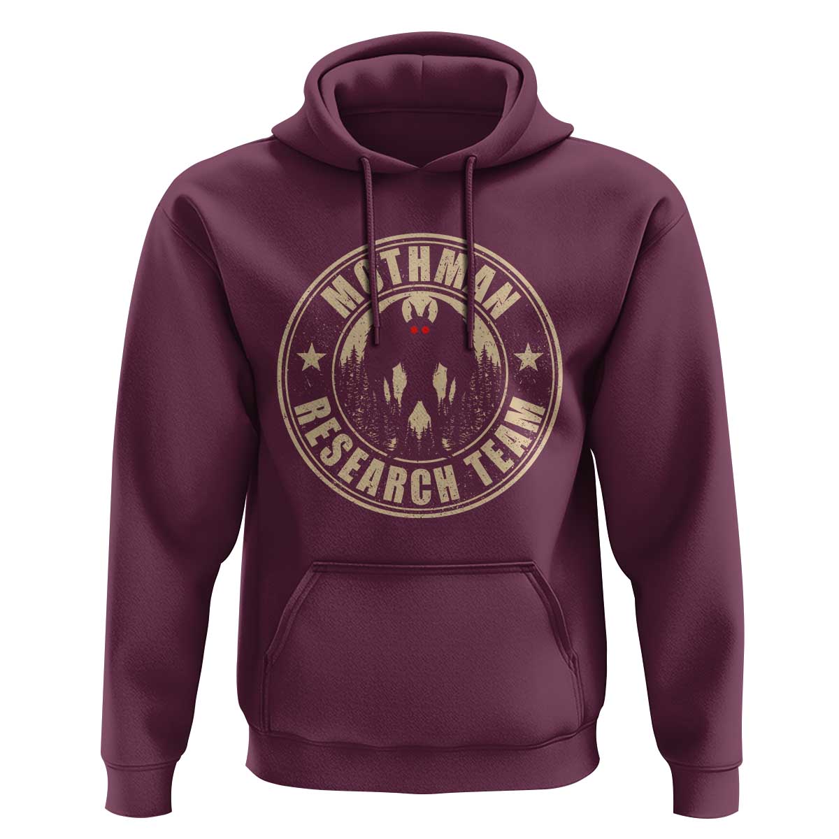 Funny Mothman Research Team Hoodie Cryptozoology Cryptid Hunting