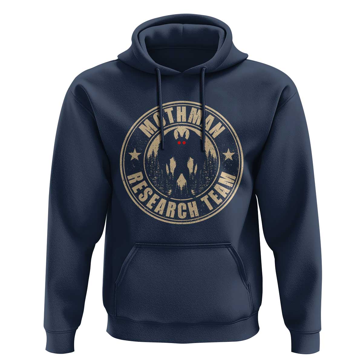 Funny Mothman Research Team Hoodie Cryptozoology Cryptid Hunting
