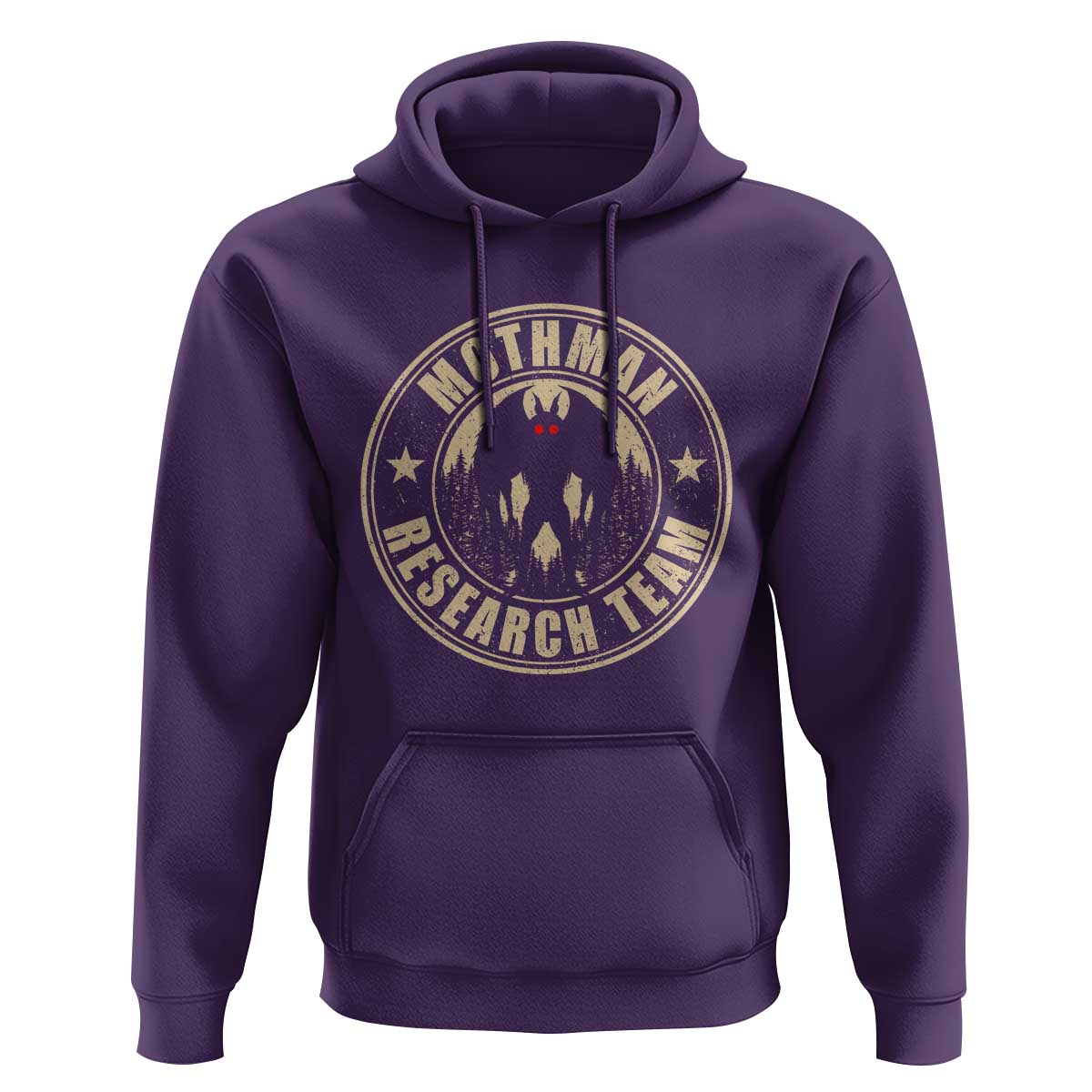 Funny Mothman Research Team Hoodie Cryptozoology Cryptid Hunting