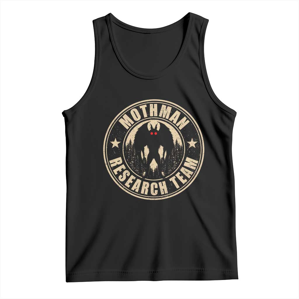 Funny Mothman Research Team Tank Top Cryptozoology Cryptid Hunting