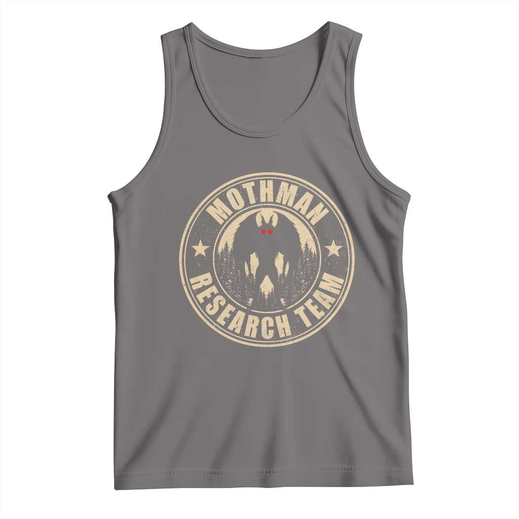 Funny Mothman Research Team Tank Top Cryptozoology Cryptid Hunting