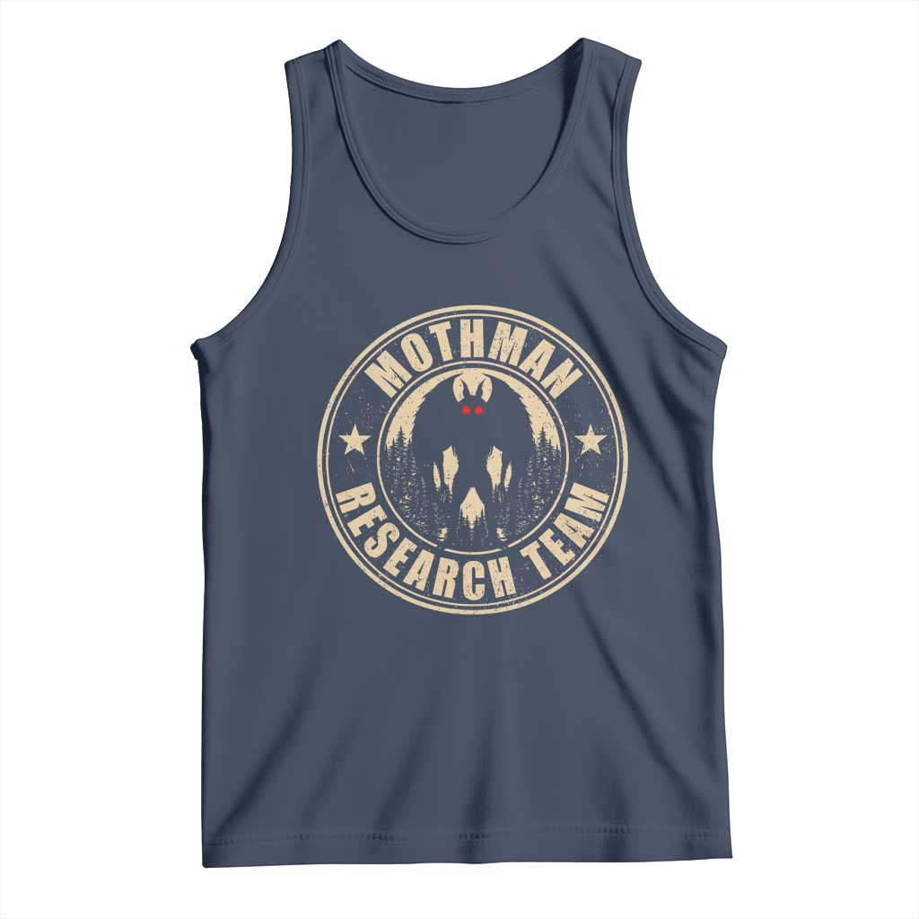 Funny Mothman Research Team Tank Top Cryptozoology Cryptid Hunting