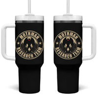 Funny Mothman Research Team Tumbler With Handle Cryptozoology Cryptid Hunting