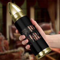 Mothman American Flag Patriotic Cryptid Creature Bullet Tumbler