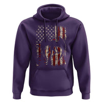 Mothman American Flag Patriotic Cryptid Creature Hoodie