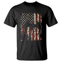 Mothman American Flag Patriotic Cryptid Creature T Shirt