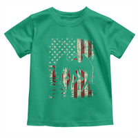 Mothman American Flag Patriotic Cryptid Creature Toddler T Shirt