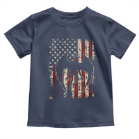 Mothman American Flag Patriotic Cryptid Creature Toddler T Shirt
