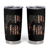 Mothman American Flag Patriotic Cryptid Creature Tumbler Cup