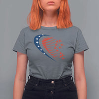 Patriotic T Shirt For Women American Flag Fighter Jets Airplane 4th Of July - Wonder Print Shop