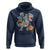 Funny Halloween Nurse Hoodie Skeleton Nurse Riding Mummy Dinosaur Pumpkin Candy - Wonder Print Shop