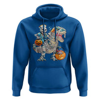 Funny Halloween Nurse Hoodie Skeleton Nurse Riding Mummy Dinosaur Pumpkin Candy - Wonder Print Shop