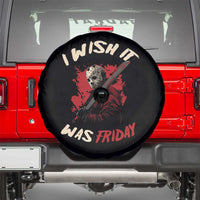 Funny Scary Halloween Slasher Spare Tire Cover I Wish It Was Friday - Wonder Print Shop