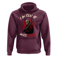 Funny Scary Halloween Slasher Hoodie I Wish It Was Friday - Wonder Print Shop