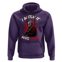 Funny Scary Halloween Slasher Hoodie I Wish It Was Friday - Wonder Print Shop