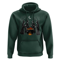Funny Halloween Witch Spooky Season Orange Cauldron Hoodie - Wonder Print Shop