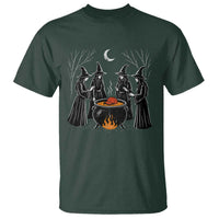 Funny Halloween Witch Spooky Season Orange Cauldron T Shirt - Wonder Print Shop