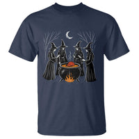 Funny Halloween Witch Spooky Season Orange Cauldron T Shirt - Wonder Print Shop