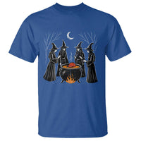Funny Halloween Witch Spooky Season Orange Cauldron T Shirt - Wonder Print Shop