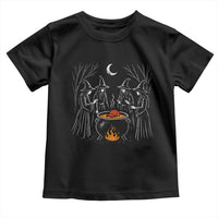 Funny Halloween Witch Spooky Season Orange Cauldron Toddler T Shirt - Wonder Print Shop