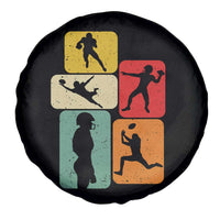 American Football Player Retro Vintage Sport Lover Spare Tire Cover - Wonder Print Shop