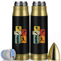 American Football Player Retro Vintage Sport Lover Bullet Tumbler - Wonder Print Shop