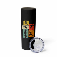 American Football Player Retro Vintage Sport Lover Skinny Tumbler - Wonder Print Shop