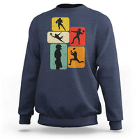 American Football Player Retro Vintage Sport Lover Sweatshirt - Wonder Print Shop