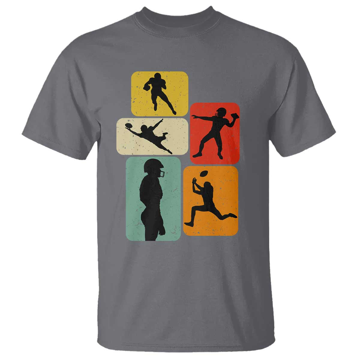 American Football Player Retro Vintage Sport Lover T Shirt - Wonder Print Shop