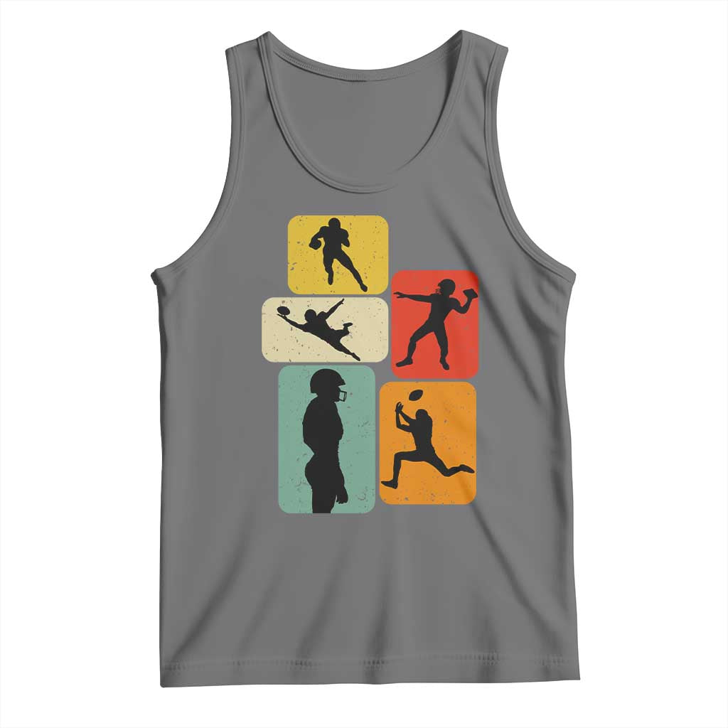 American Football Player Retro Vintage Sport Lover Tank Top - Wonder Print Shop