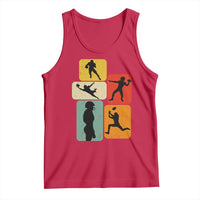 American Football Player Retro Vintage Sport Lover Tank Top - Wonder Print Shop