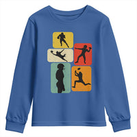 American Football Player Retro Vintage Sport Lover Youth Sweatshirt - Wonder Print Shop