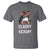 Funny Classy Until Kickoff T Shirt American Football Game Day Messy Bun - Wonder Print Shop