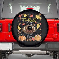 Football And Fall Yall Spare Tire Cover Fall Season American Football - Wonder Print Shop