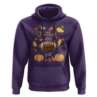 Football And Fall Yall Hoodie Fall Season American Football - Wonder Print Shop