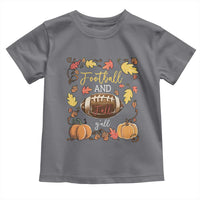 Football And Fall Yall Toddler T Shirt Fall Season American Football - Wonder Print Shop