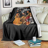 Fall Means Football Throw Blanket Fall Season American Football Thanksgiving - Wonder Print Shop